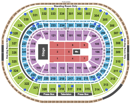 United Center The Who Seating Chart